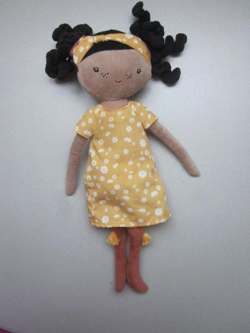 Little Dutch zacht pluche pop Evi met zwarte dreadlocks, Kinderen en Baby's, Speelgoed | Knuffels en Pluche, Nieuw, Overige typen