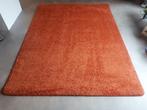 Groot oranje vloerkleed  228x168.5 cm retro, Huis en Inrichting, Gebruikt, Ophalen of Verzenden