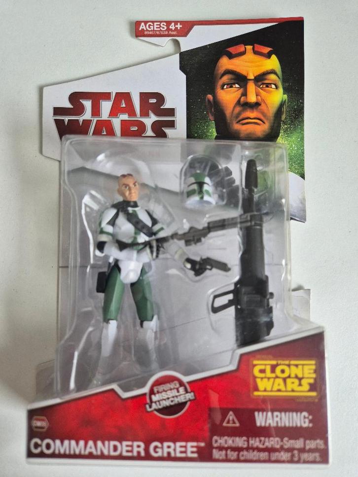 Star Wars CW 2009 CW09 Clone Commander Gree, Verzamelen, Star Wars, Nieuw, Actiefiguurtje, Ophalen of Verzenden