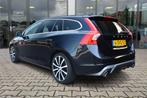 Volvo V60 1.6 T3 R-Design | Trekhaak | Navi | 18 Inch |, Auto's, Volvo, Zwart, 4 cilinders, 150 pk, Zwart