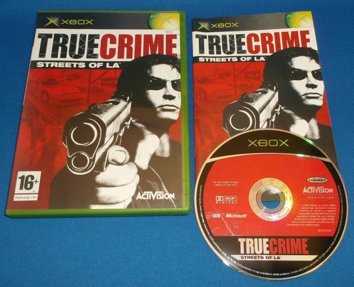 True Crime Streets of LA (Xbox), Spelcomputers en Games, Games | Xbox Original, Gebruikt, Avontuur en Actie, 1 speler, Vanaf 16 jaar