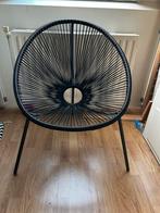 Buiten / binnenstoel zwart, Ophalen, Zo goed als nieuw, Overige materialen