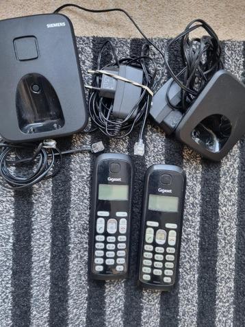 Siemens Gigaset AS300 Dect- telefoon met twee draadloze hand beschikbaar voor biedingen