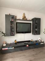 Moderne Woonkamer Meubelwand incl tv, Ophalen, Kunststof, Zo goed als nieuw, 200 cm of meer