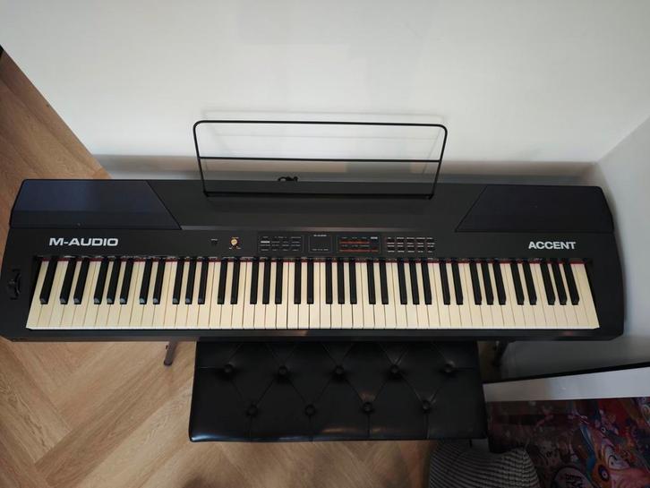 M-Audio Keyboard - 88 Toetsen, Muziek en Instrumenten, Keyboards, Gebruikt, 88 toetsen, Overige merken, Aanslaggevoelig, Midi-aansluiting