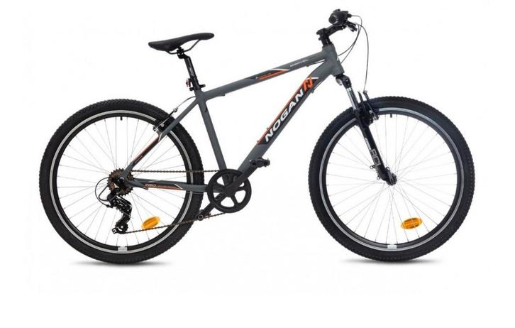 Nieuw- Nogan gravel PRO Kinder mountainbike 24inch grijs, Fietsen en Brommers, Fietsen | Jongens, Nieuw, 24 inch, Handrem, Versnellingen