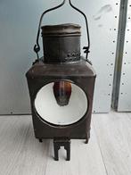 Vintage seinlamp spoorweglamp lantaarn, Antiek en Kunst, Antiek | Lampen, Ophalen of Verzenden
