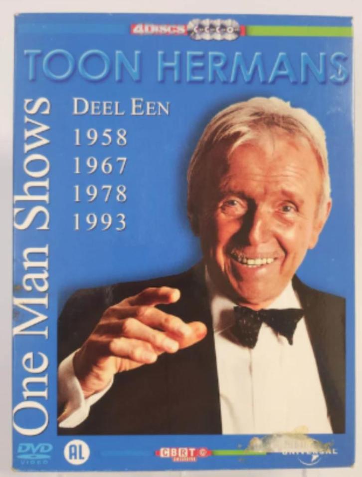 Toon Hermans deel 1 met 4 discs(d3), Cd's en Dvd's, Dvd's | Tv en Series, Zo goed als nieuw, Komedie, Boxset, Alle leeftijden
