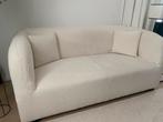Bank boucle off white/lichtbeige, Huis en Inrichting, Banken | Sofa's en Chaises Longues, Ophalen, Zo goed als nieuw, Tweepersoons