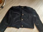 Vintage zwart fluwelen jasje maat S, Zwart, Ophalen of Verzenden, Zo goed als nieuw, Jasje
