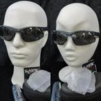 Slastik zwart grijze sportzonnebril, Overige merken, Zonnebril, Haven 49, Nieuw