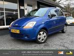 Chevrolet Matiz 0.8 AIRCO | 95000KM | NAP | 5DRS | EL RAMEN, Elektrische ramen, Gebruikt, Blauw, Origineel Nederlands