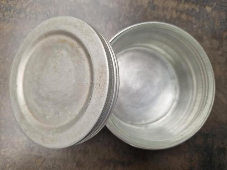 Vintage Aluminium Boterkuipje Camping, Antiek en Kunst, Antiek | Keukenbenodigdheden, Ophalen