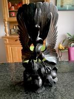 Houtsnijwerk, groot, 46 cm, Bali, vogels, vintage, Ophalen