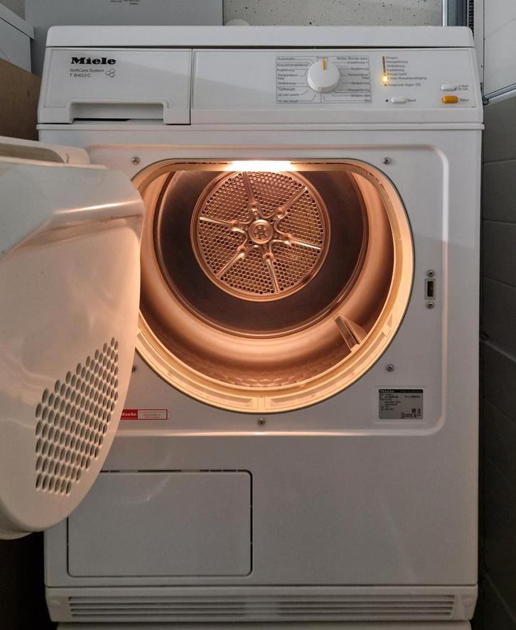 Miele T 8403 C Condensdroger - SoftCare, Witgoed en Apparatuur, Wasdrogers, Condens, 6 tot 8 kg, 85 tot 90 cm, Ophalen