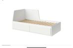 IKEA Flekke bedbank 80(1.60) x 200, Huis en Inrichting, Ophalen, Gebruikt, Wit, Tweepersoons