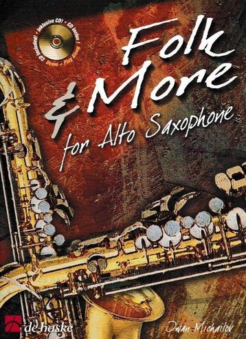 altsaxofoon intermediate-Folk & More  + cd (+akkoorden) beschikbaar voor biedingen