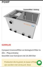 Aanbieding Koi Pro Combi Drum 30.000, Ophalen, Nieuw, Koi pro, Info@