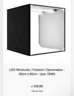 LED Foto tent / mini studio 80cm x 80cm, Audio, Tv en Foto, Fotografie | Fotostudio en Toebehoren, Ophalen of Verzenden, Zo goed als nieuw