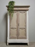 Antieke brocante Biedermeier meidenkast vintage linnen kast, Ophalen of Verzenden