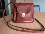 Vintage tas Burkelys Leatherhouse in NIEUWSTAAT !!, Ophalen of Verzenden, Zo goed als nieuw, Bruin, Handtas