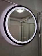 Spiegel met verlichting - Ronde vorm, Huis en Inrichting, Ophalen, Rond, Minder dan 50 cm, Minder dan 100 cm