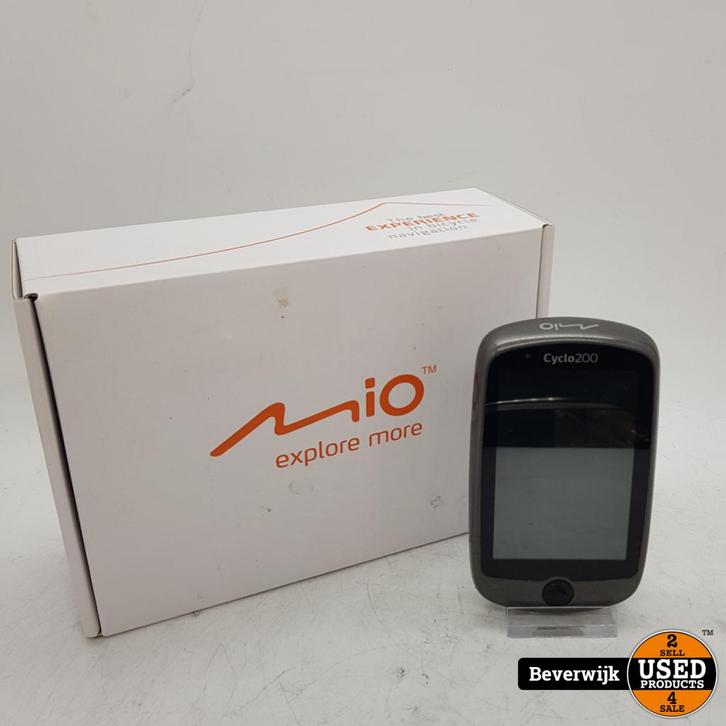 Mio Cyclo 200 Fiets Navigatie Systeem - In Goede Staat, Fietsen en Brommers, Fietsaccessoires | Overige Fietsaccessoires, Nieuw