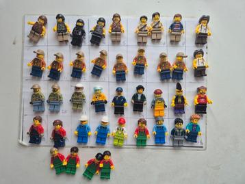Lego cm1 div city man boer jungle dino rocker poppetjes  beschikbaar voor biedingen