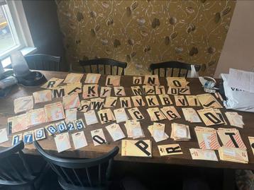 Pickup letters en cijfers stickers beschikbaar voor biedingen