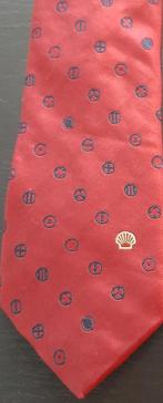 Shell stropdas rood met verschillende symbolen, Nieuw, Ophalen of Verzenden