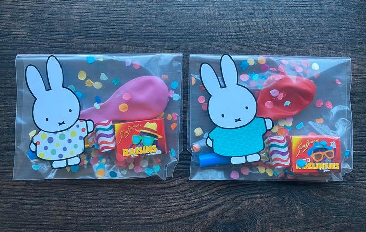 Nijntje voor traktatie, versiering of (naam)slingers, Hobby en Vrije tijd, Feestartikelen, Nieuw, Versiering, Verjaardag, Ophalen of Verzenden