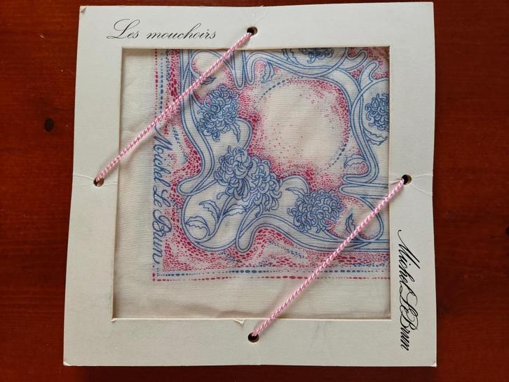 Michel le Brun zakdoekjes, Antiek en Kunst, Curiosa en Brocante, Ophalen of Verzenden