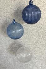 Handgeblazen Glazen Kerstballen - Set van 3, Ophalen, Zo goed als nieuw