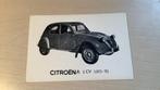 Auto. Citroen ^ 2CV.  1955-1961, Ophalen of Verzenden, 1960 tot 1980, Ongelopen