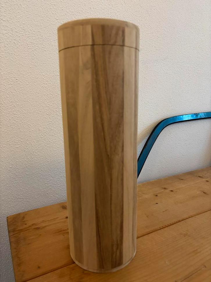 Houten Koker - Cadeauverpakking Wijn/Tijdschrift, Huis en Inrichting, Woonaccessoires | Overige, Nieuw, Ophalen of Verzenden