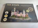 Revell 00151 Schloss Neuschwanstein - LED Edition 3D Puzzel, Ophalen of Verzenden, Minder dan 500 stukjes, Nieuw, Rubik's of 3D-puzzel