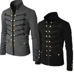 Victoriaanse korte heren jas (gothic steampunk kostuum), Verzenden, Nieuw, Historisch, Kleding