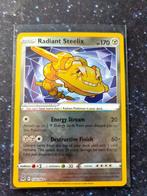Pokémon kaart Radiant Steelix #124 Lost Origin (#2), Ophalen of Verzenden, Zo goed als nieuw, Losse kaart