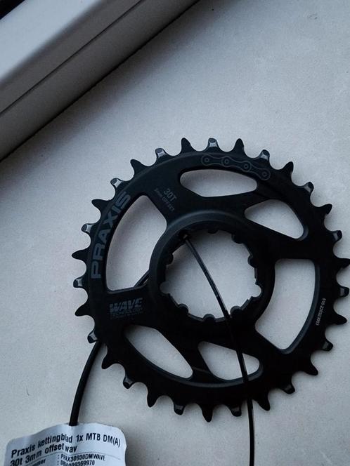 Praxis DM 30t Kettingblad 3mm offset voor MTB (1x) NIEUW, Fietsen en Brommers, Fietsen | Heren | Sportfietsen en Toerfietsen, Zo goed als nieuw