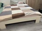 Double bed en single bed met matras, Huis en Inrichting, Slaapkamer | Stapelbedden en Hoogslapers, Ophalen, Gebruikt, Overige typen