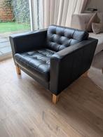 Lederen IKEA LANDSKRONA leren zo goed als nieuw, Ophalen of Verzenden, Gebruikt, Rond, Leer