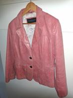 Roze leren jasje American Base - Maat L, Maat 42/44 (L), Ophalen of Verzenden, Jasje, Gedragen
