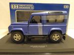 Land Rover Defender 90 Wagon Monte Carlo blue UH 1:18 KRD, Ophalen of Verzenden, Zo goed als nieuw, Auto, Overige merken