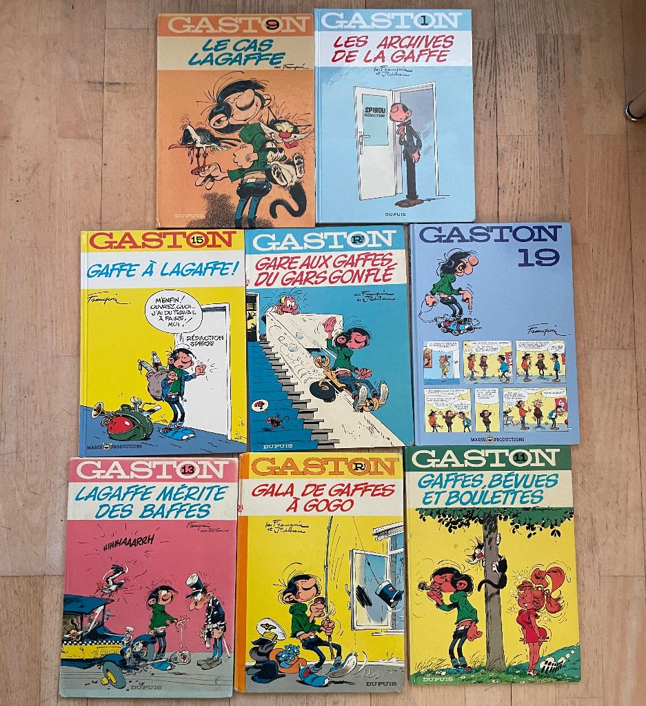 Gaston Lagaffe/Guust Flater, Meerdere stripboeken, Ophalen of Verzenden, Gelezen, André Franquin
