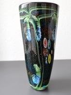 grote Murano vaas veel murrinen, silverfoil, overlaytechniek, Antiek en Kunst, Kunst | Designobjecten, Ophalen of Verzenden