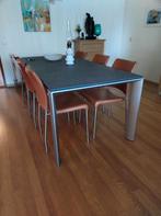 Eettafel met stoelen, Huis en Inrichting, Tafels | Salontafels, Ophalen, Rechthoekig, 50 tot 100 cm, Minder dan 50 cm