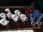 7 mokken en 9 glazen, Ophalen, Glas, Overige stijlen, Glas of Glazen