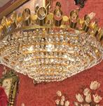 Kristallen kroonluchter klassiek goud - dia. 55 cm