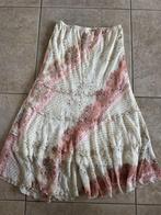 Lange gevoerde bloemen rok uk14-16 [42 44], Kleding | Dames, Rokken, Ophalen of Verzenden, Zo goed als nieuw, Maat 42/44 (L), Onder de knie