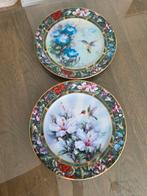 Lena Liu wand borden 2x vintage borden, Antiek en Kunst, Ophalen of Verzenden